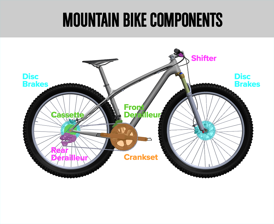 Level bike shop components